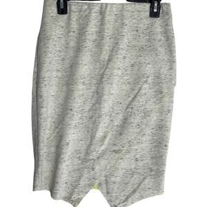 Bar III Skirt Womens Size S Beige Crossover Hem Minimalist Casual Streetwear